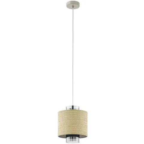 EGLO Mediouna - Hanglamp - E27 - Ø 23 cm - Beige – afbeelding 1
