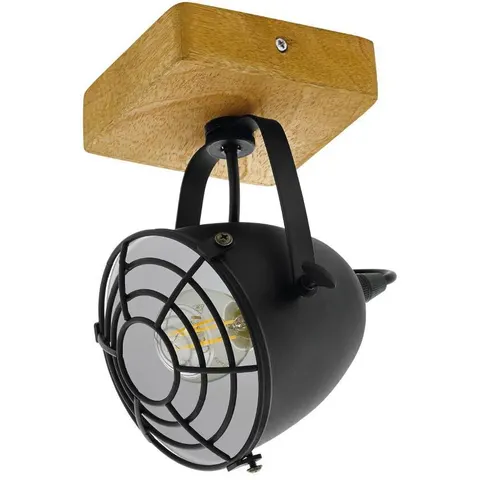 EGLO Gatebeck Plafondlamp - E14 - 11 cm - Bruin – afbeelding 1