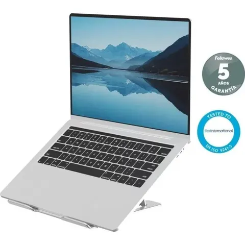 Fellowes mobiler Notebook-Ständer Alumia, silber – Bild 1