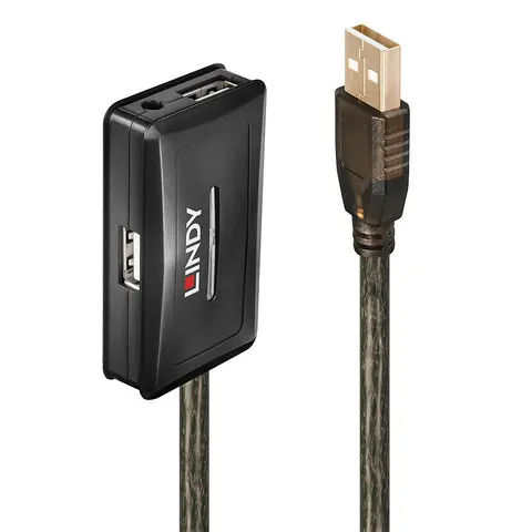 Lindy 10m USB 2.0 Active Extension Hub – image 1