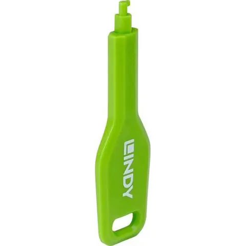 Lindy SFP Port Blocker key. Green – image 1