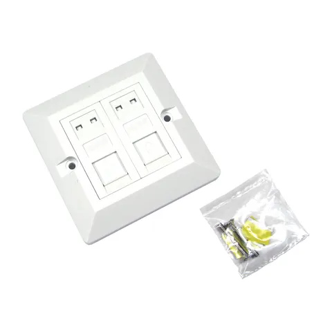 Cables Direct UT-8802 wall plate/switch cover White – image 1