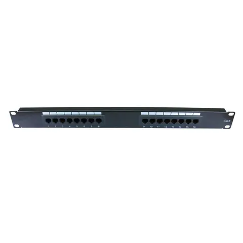 Cables Direct 16 Port Cat6 Patch Panel 1U – image 1