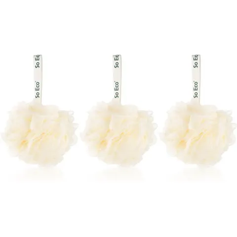 So Eco Bath & Shower Pouf Wasspons 3 st – afbeelding 1