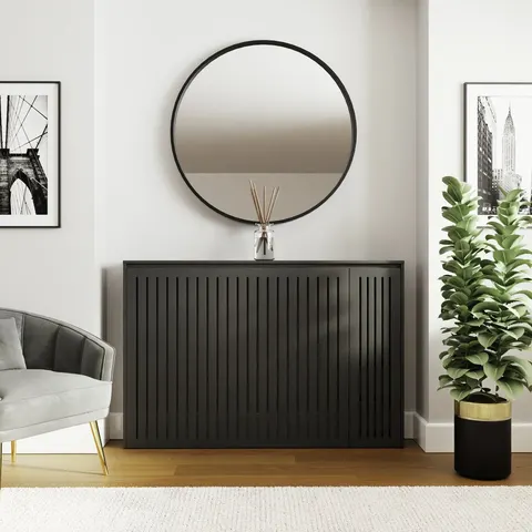 GFW Cooper Storage Medium Radiator Cover - Black – image 1
