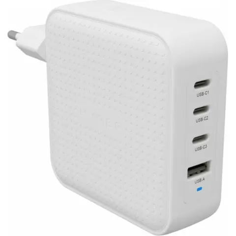 Hyper® HyperJuice 100W USB-C GaN Reise-Ladegerät (3C+1A) - Weiß – Bild 1