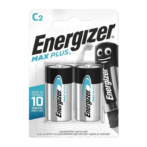 Energizer Max Plus – C – 2 stuks – afbeelding 1