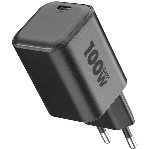 Cellular Line Caricabatterie Usb-c 100W Nero – immagine 1