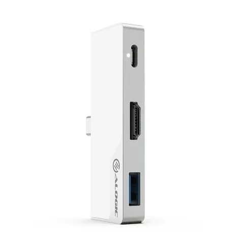 ALOGIC ULDNAMN-UA-SLV laptop dock/port replicator Docking Silver – image 1
