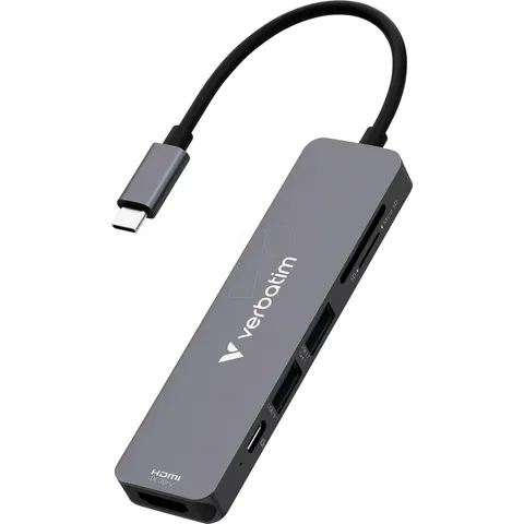 VERBATIM 32156 - Docking station, USB-C, 6 ports – image 1