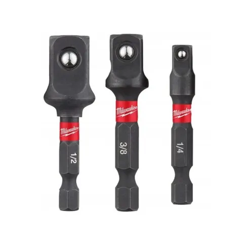 Milwaukee dopadapter set Shockwave 1/4Hex 3-delig – afbeelding 1