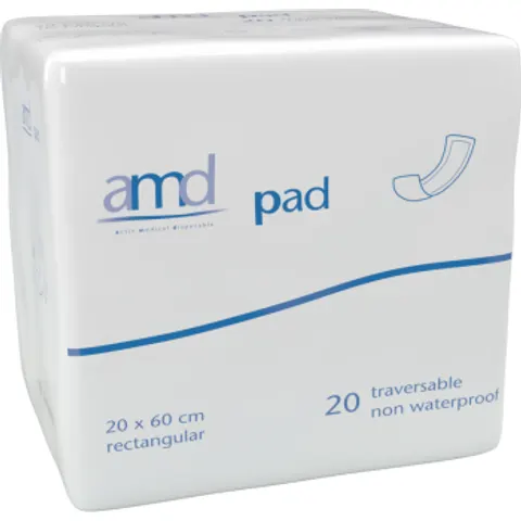 AMD Pad Rectangular Traversable 20 x 60 cm - 4 paquets de 20 protections – image 1