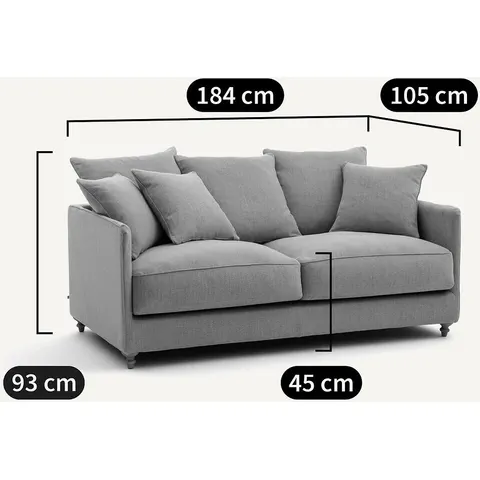 AM.PM Canapé compact convertible velours, Lazare – 3500135792 – image 1
