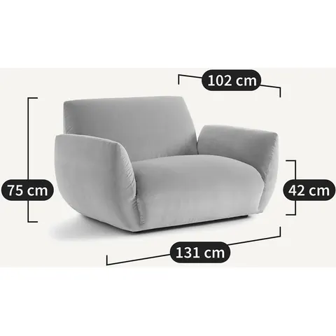 AM.PM Fauteuil velours, Spogano – image 1