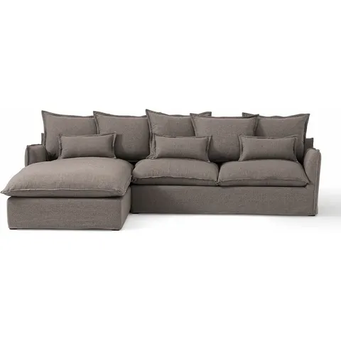 LA REDOUTE INTERIEURS Housse de canapé d'angle gauche polyester, Odna – image 1