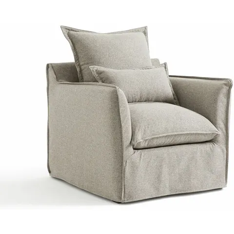LA REDOUTE INTERIEURS Housse de fauteuil polyester, Odna – image 1