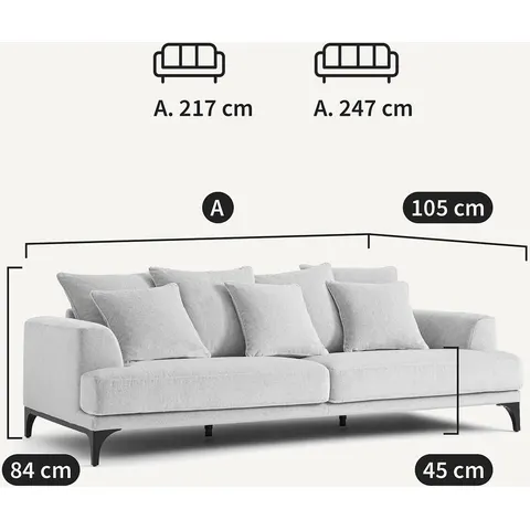 AM.PM Canapé Toile chinée, Armento – image 1