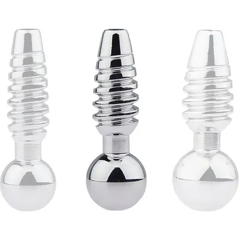 FUKR Plug pénis percé Screw M 2.5cm - Diamètre 9mm – image 1