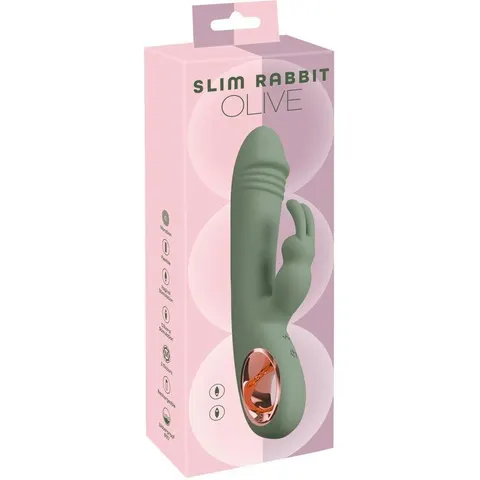 Slim Rabbit Olive Rabbitvibrator – Bild 1