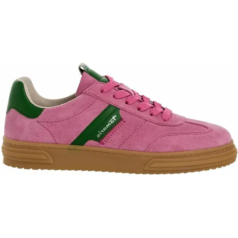TAMARIS Baskets en cuir, semelle miel – image 1