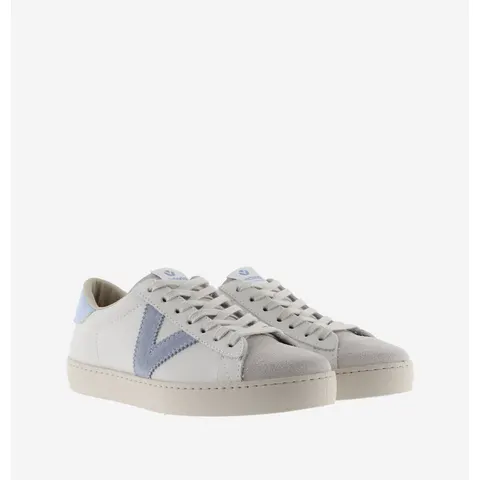 VICTORIA Baskets en cuir Berlin contraste – image 1