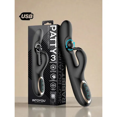 Intoyou Vibromasseur Rabbit avec Boules Rotatives – image 1