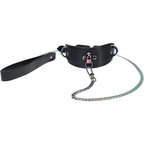 Ouch Collier et Laisse - Collection Venice - Noir – image 1