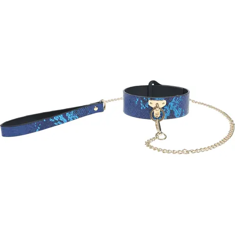 Ouch Collier et Laisse - Collection Florence - Bleu – image 1