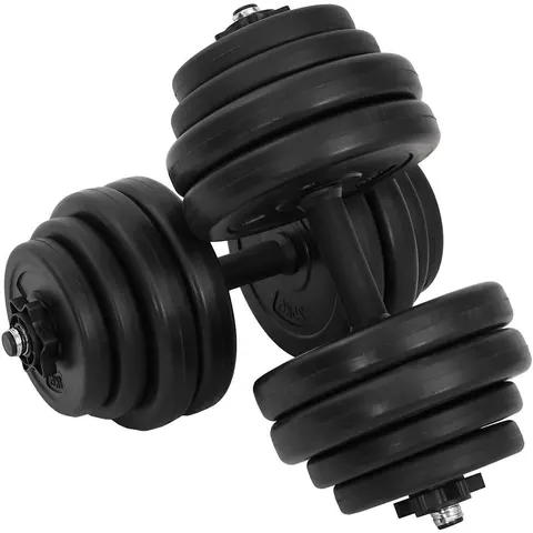 vidaXL Haltères 2 x 15 kg – image 1