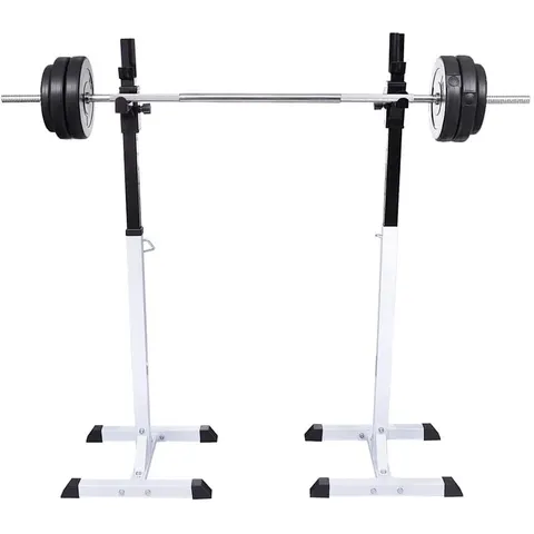 vidaXL Support barres haltères longs musculation – image 1