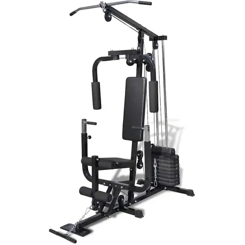 vidaXL Banc de Musculation Station de Musculation – image 1