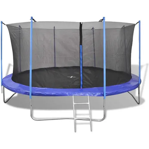 vidaXL Ensemble de trampoline 5 pièces 4,26 m – image 1