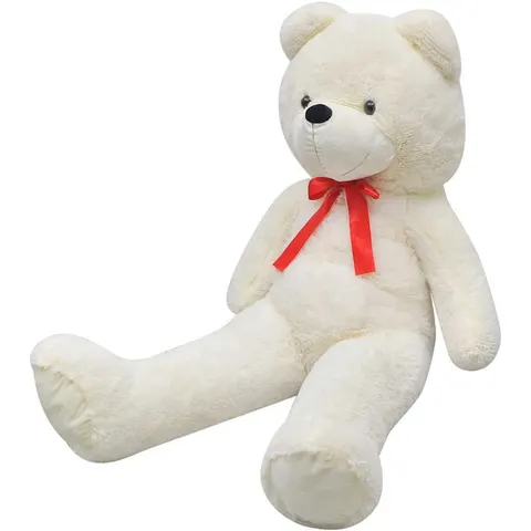 vidaXL Ours en peluche Blanc 170 cm – image 1