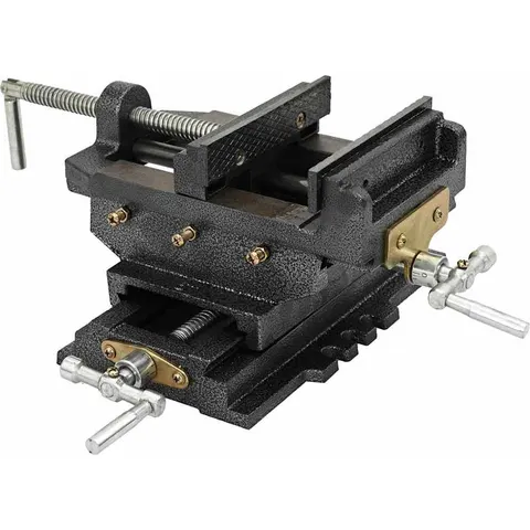 vidaXL Étau de perceuse à pression manuelle 150 mm – image 1