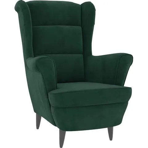 vidaXL Fauteuil vert foncé velours – 072226 – image 1