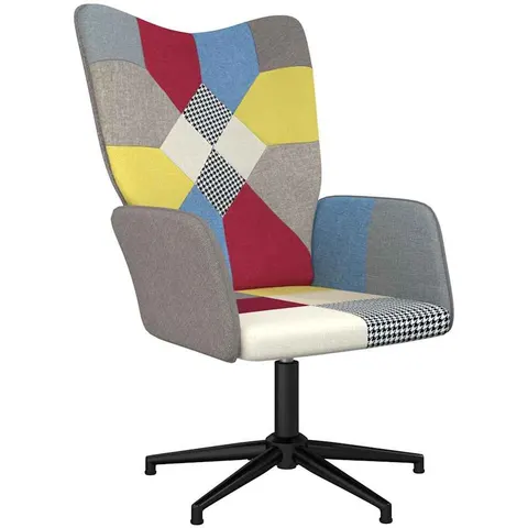 vidaXL Chaise de relaxation Patchwork Tissu – 425589 – image 1