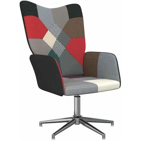 vidaXL Chaise de relaxation Patchwork Tissu – 425725 – image 1