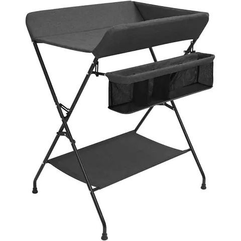 vidaXL Table à langer Anthracite Fer – image 1