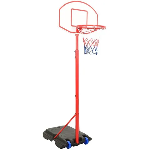 vidaXL Ensemble de basket portable réglable 200-236 cm – image 1