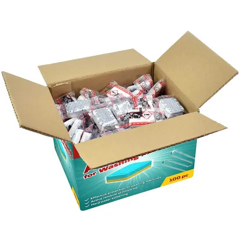 vidaXL Détergent détartrant en tablette pour lave-linge 100 pcs – image 1