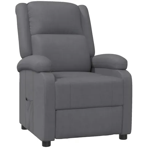 vidaXL Fauteuil inclinable Gris Similicuir – 722169 – image 1