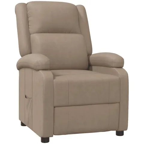 vidaXL Fauteuil inclinable Cappuccino Similicuir – 722190 – image 1