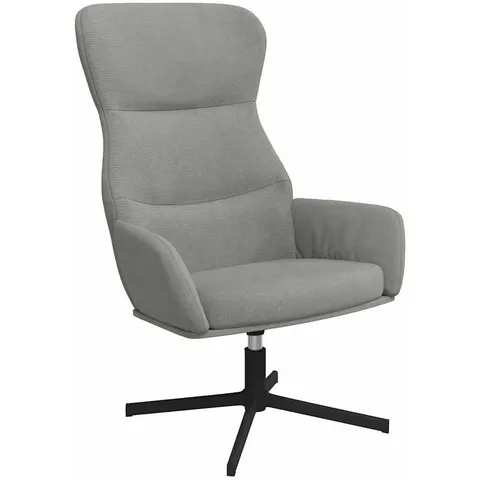 vidaXL Chaise de relaxation Gris clair Velours – 820520 – image 1
