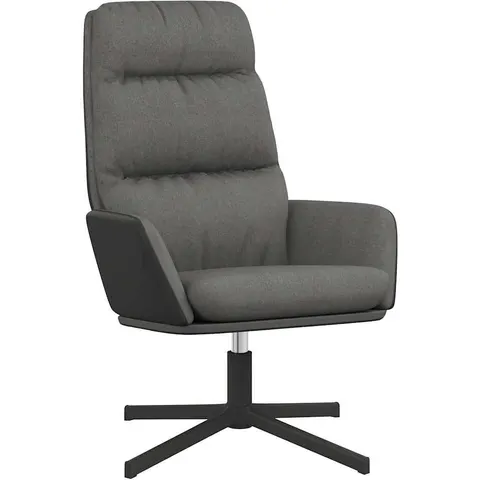 vidaXL Chaise de relaxation Gris clair Tissu – 820926 – image 1