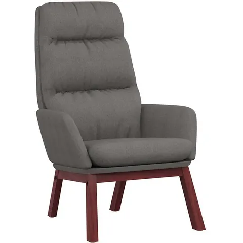 vidaXL Chaise de relaxation Gris clair Tissu – 821039 – image 1