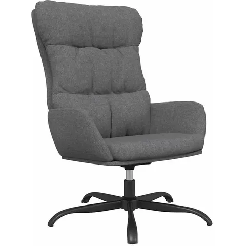 vidaXL Chaise de relaxation Gris clair Tissu – 821206 – image 1