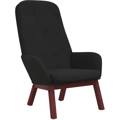 vidaXL Chaise de relaxation Noir Velours – 821688 – image 1