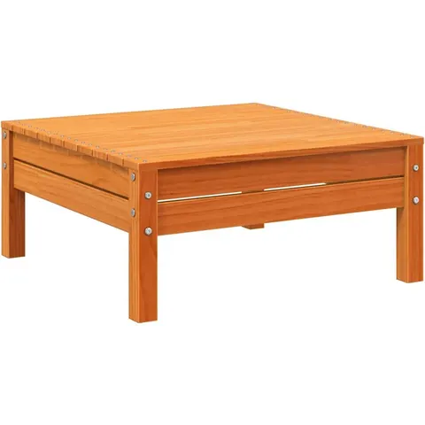 vidaXL Corner Sofa Solid pine wood Brun cire Standard – image 1