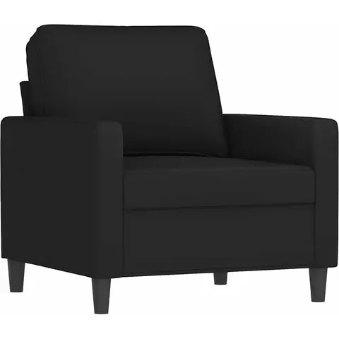 vidaXL Fauteuil Noir 60 cm Velours – 139107 – image 1