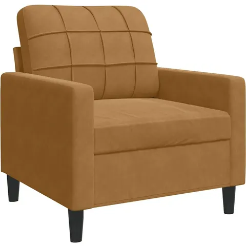 vidaXL Fauteuil Marron 60 cm Velours – 596247 – image 1